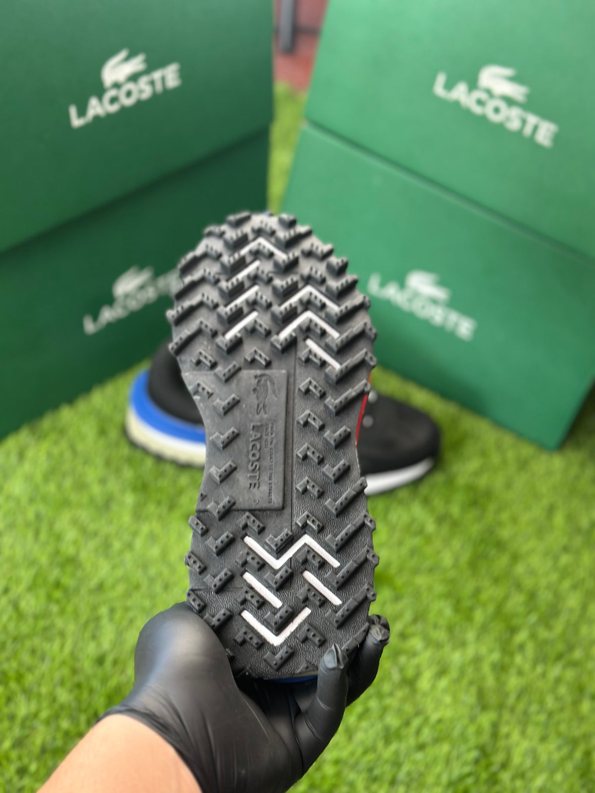 Lacoste Elite Active Negro/Azul