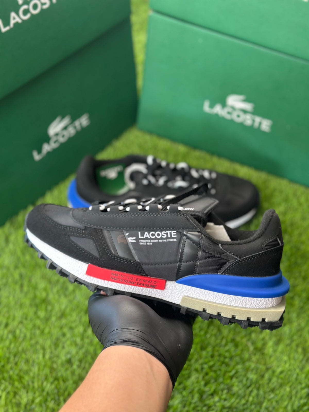 Lacoste Elite Active Negro/Azul